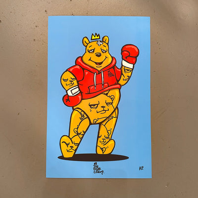JC Rivera, Honey Champ print, The Bear Champ - Chicago artist