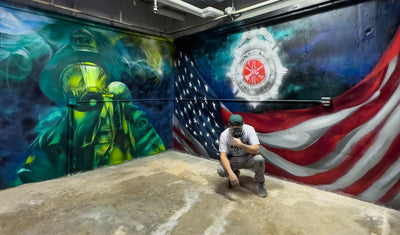 Prominent Chicago Muralist Collaborates With The Hinsdale Fire Department