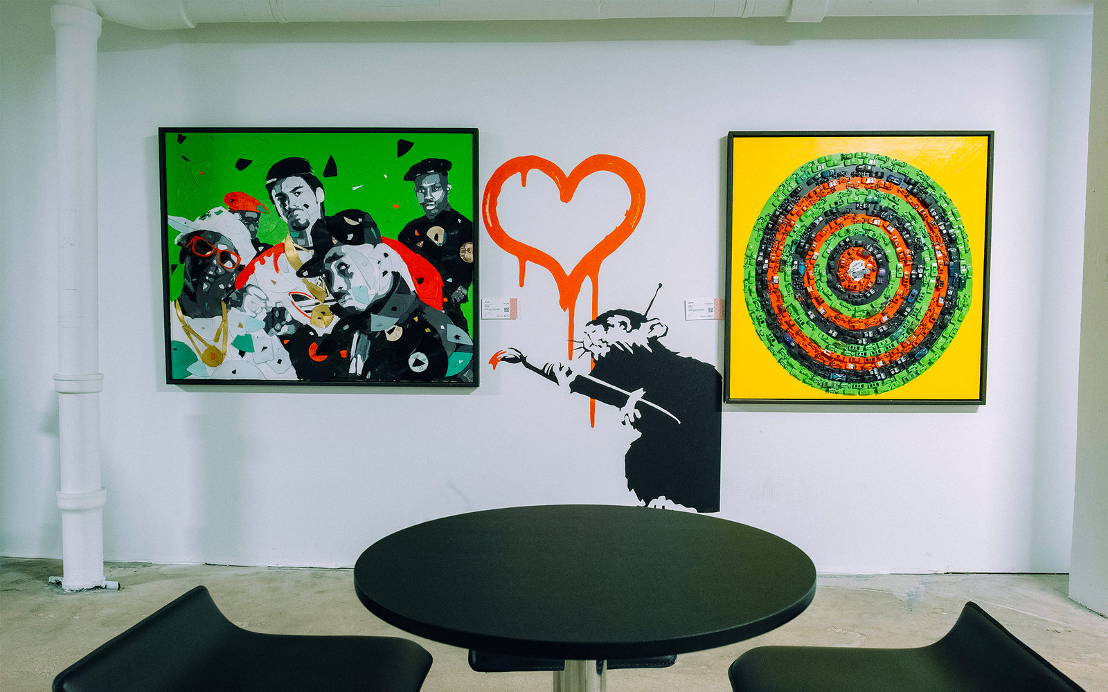 The Banksy Exhibit Features Local Artists During Its Final Week In