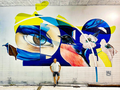 Colorblind Street Artist GOMAD Creates A Feast for the Eyes
