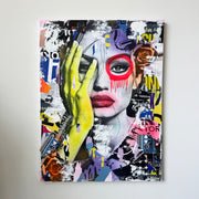 Artist Dain Nyc - Dain Street artists - Model Gigi Hadid art - Chicago gallery