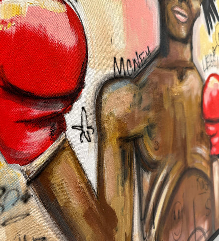 Basquiat by JC Rivera - The Bear Champ - Forever Champ - Artist Replete