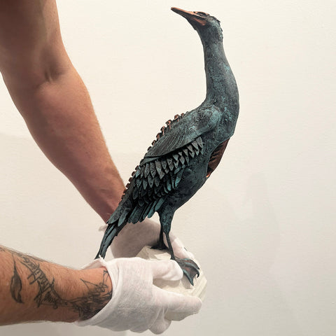 Bird Sculpture by French Artist Virginie Gribouilli