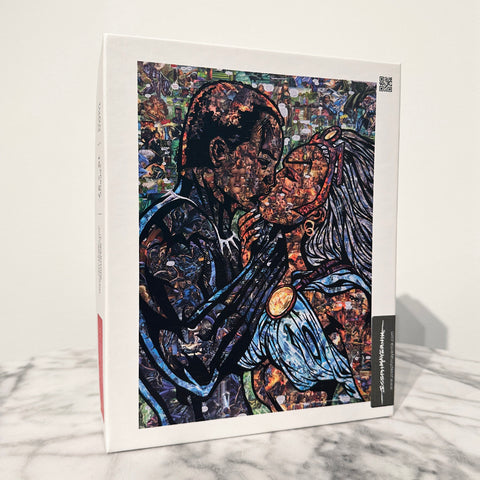 Royal Kiss puzzle - Black Panther artwork - Chicago art gallery