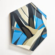 Chicago artist Ruben Aguirre - Blue Hex 2