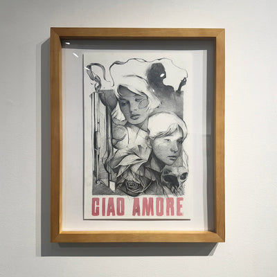 Chicago street artist Rawooh - CIAO AMORE