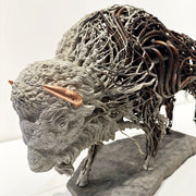 Chris Hynes - Bison sculpture - Bison artwork 