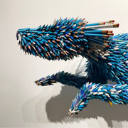 Dog made of Pencils from artsit Federico Uribe - Federico Uribe - Pencil Art - Chicago art gallery