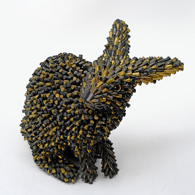 Hare Pin by Federico Uribe - bullet sculpture - Chicago gallery