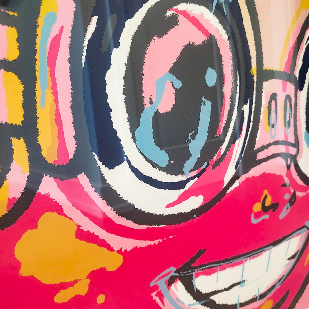Hebru Brantley Lilac Pink AP Print (Framed) – Artist Replete