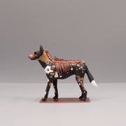 Lycaon wolf Sculpture by Virginie Gribouilli