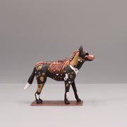 Lycaon wolf Sculpture by Virginie Gribouilli