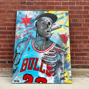Michael Jordan Artwork - Chicago artist - Trip One - Chicago gallery