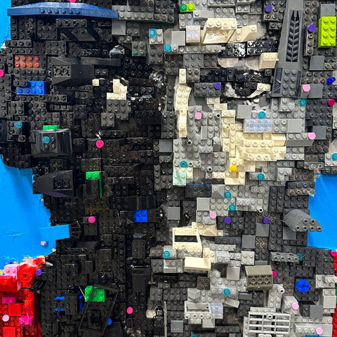 Lego Jordan by Roger J. Carter - Chicago artists - Chicago art gallery 