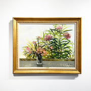 Framed painting floral painting by French painter Michel Henry