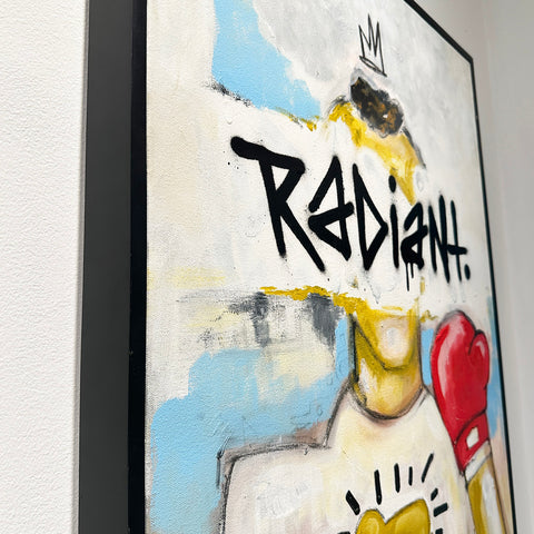 Radiant - Keith Harring by JC Rivera - The Bear Champ - Chicago art gallery - Artist Replete