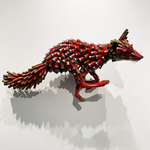 Running Red Fox - by artist Federico Uribe - Federico Uribe Art - Federico Uribe