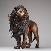 SAVANNA by artist Sonny Sundancer - Lion Bronze Sculpture