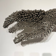 Silver Fox Sculpture by Federico Uribe - Bullet artist - Federico Uribe art 