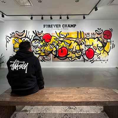 The Forever Champ Murals