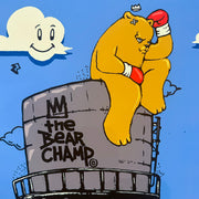 Champ on Top - JC Rivera, The Bear Champ - Chicago artist JC Rivera