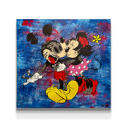 You Make Me Melt - Chicago artist Trip One - Mickey and Minnie Mouse art - Pop Art - Artist Replete