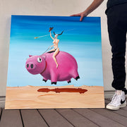 Bullish by Arizona based artist Wij - Artist Replete - Wij art for sale