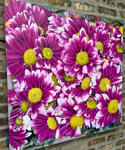 Chrysanthemums 2022 by Chicago artist Mark Cesarik 