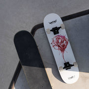 LA Rosa - Chicago artist Rawooh art - Artist Replete - Skateboard art