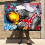 Last Dance 91 - Chicago artist Trip One - Online art gallery Chicago - Michael Jordan - Bulls Artwork