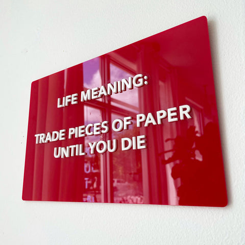 Life Meaning by Chicago creatie Jason Guo