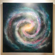 Our Home - Space art by Wij - Phoenix Az artist - Wij - Galaxy art - Buy art online - Wij art