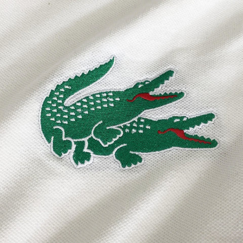 Sexy Crocs Embroidered Polo Shirt by Jason Guo - Jason Guo Art - Chicago artist Jason Guo